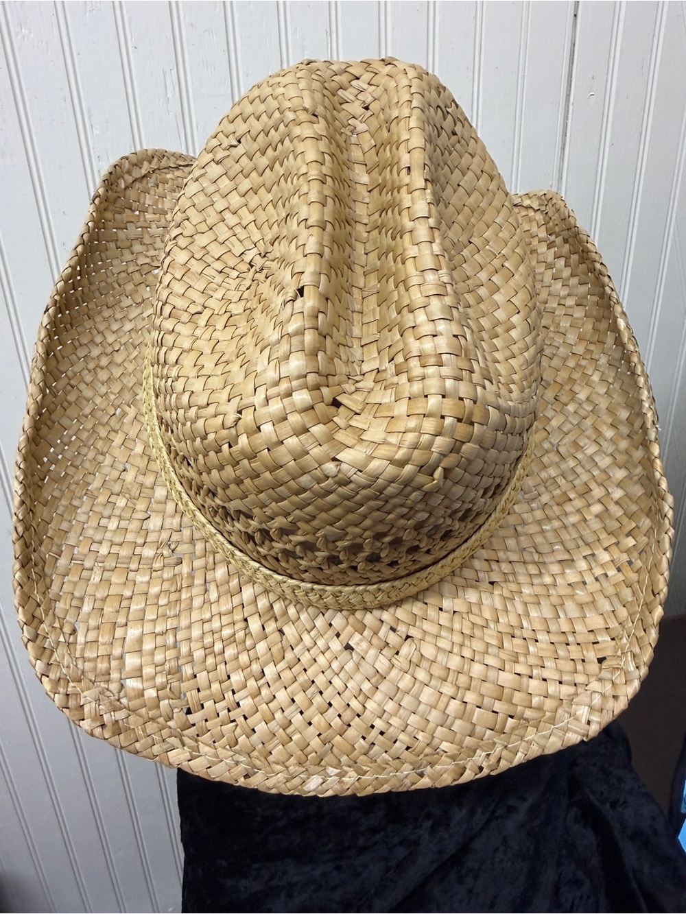 Woven Straw Cowboy Hat in Natural Tan NWOT